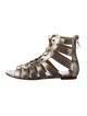 Stuart Weitzman Leather Gladiator Sandals