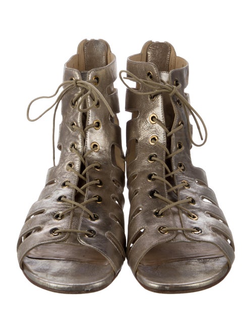 Stuart Weitzman Leather Gladiator Sandals