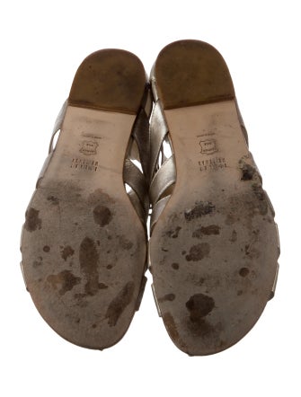 Stuart Weitzman Leather Gladiator Sandals