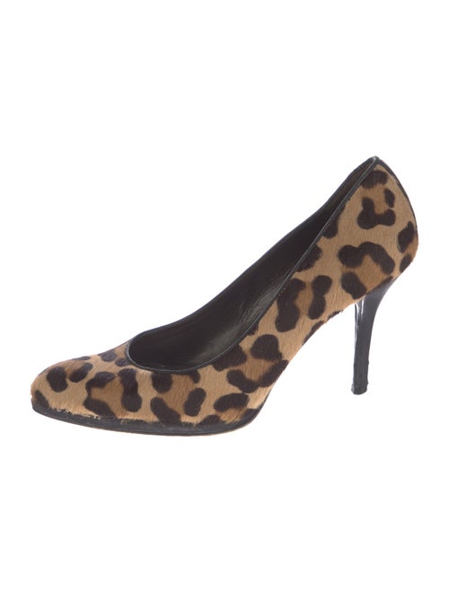 Stuart Weitzman Ponyhair Animal Print Pumps