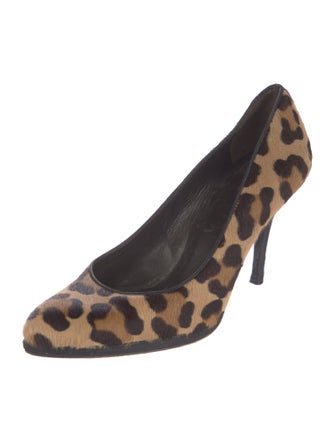 Stuart Weitzman Ponyhair Animal Print Pumps