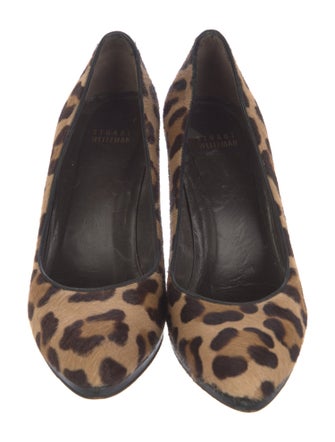 Stuart Weitzman Ponyhair Animal Print Pumps
