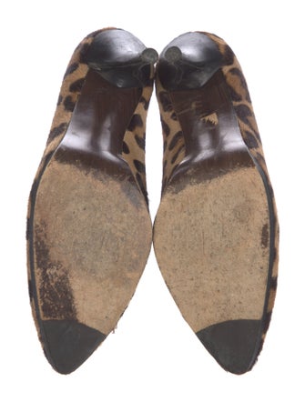 Stuart Weitzman Ponyhair Animal Print Pumps