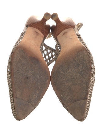 Stuart Weitzman Leather Slingback Pumps