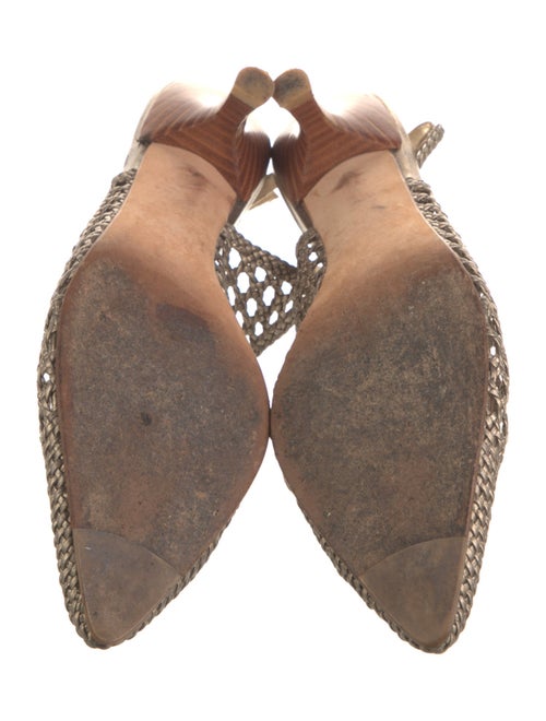 Stuart Weitzman Leather Slingback Pumps