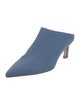 Stuart Weitzman Canvas Mules