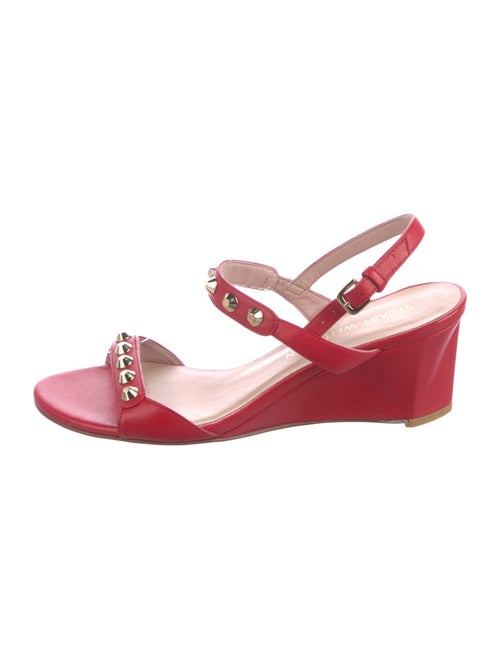 Stuart Weitzman Leather Slingback Sandals