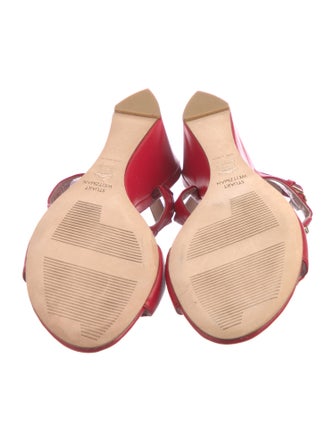 Stuart Weitzman Leather Slingback Sandals
