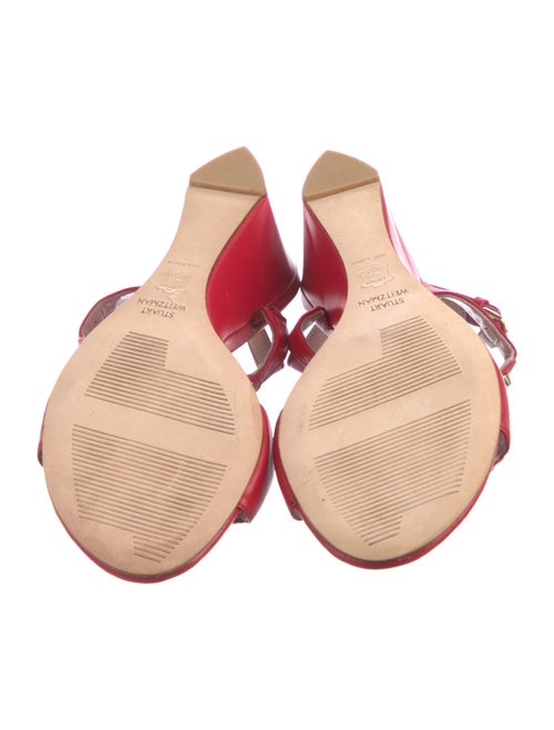 Stuart Weitzman Leather Slingback Sandals