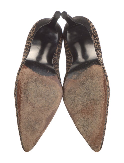 Stuart Weitzman Velvet Animal Print Pumps