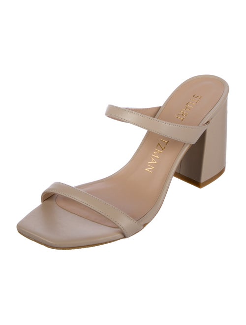 Stuart Weitzman Leather Slides