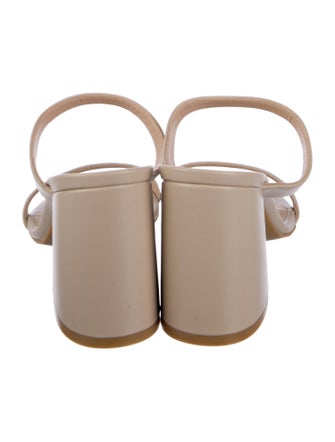 Stuart Weitzman Leather Slides