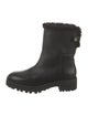 Stuart Weitzman Leather Moto Boots