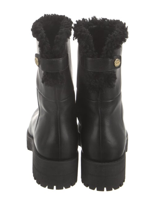 Stuart Weitzman Leather Moto Boots