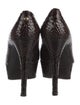 Stuart Weitzman Patent Leather Animal Print Pumps