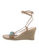 Stuart Weitzman Suede Espadrilles