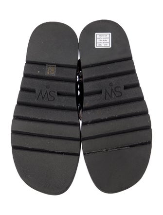 Stuart Weitzman Tweed Tweed Pattern Slingback Sandals