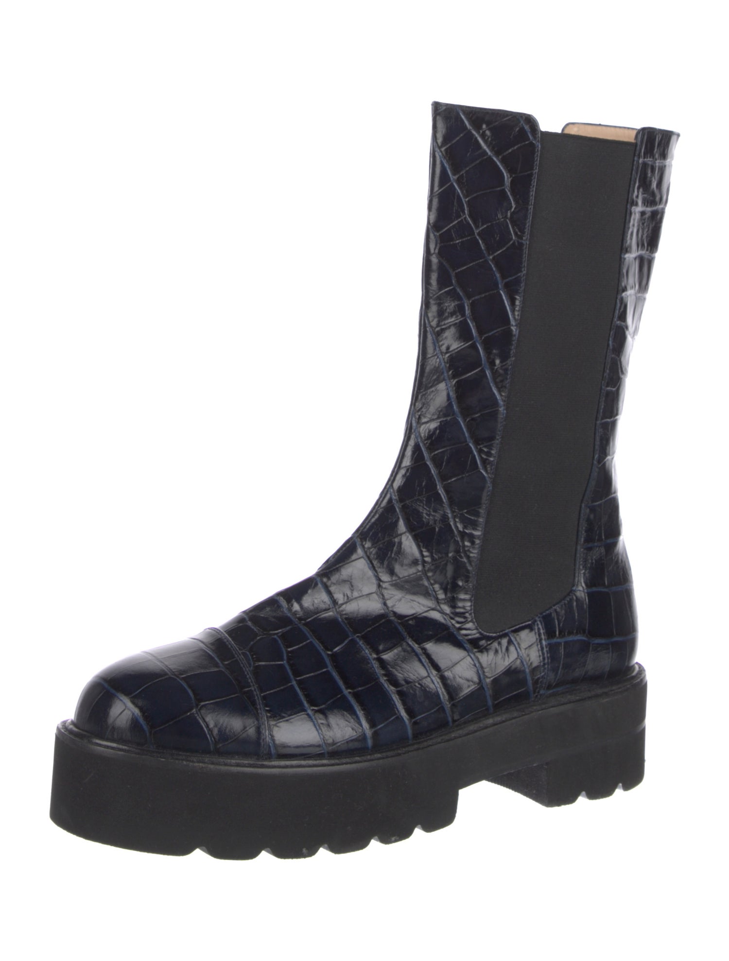 Stuart Weitzman Leather Chelsea Boots