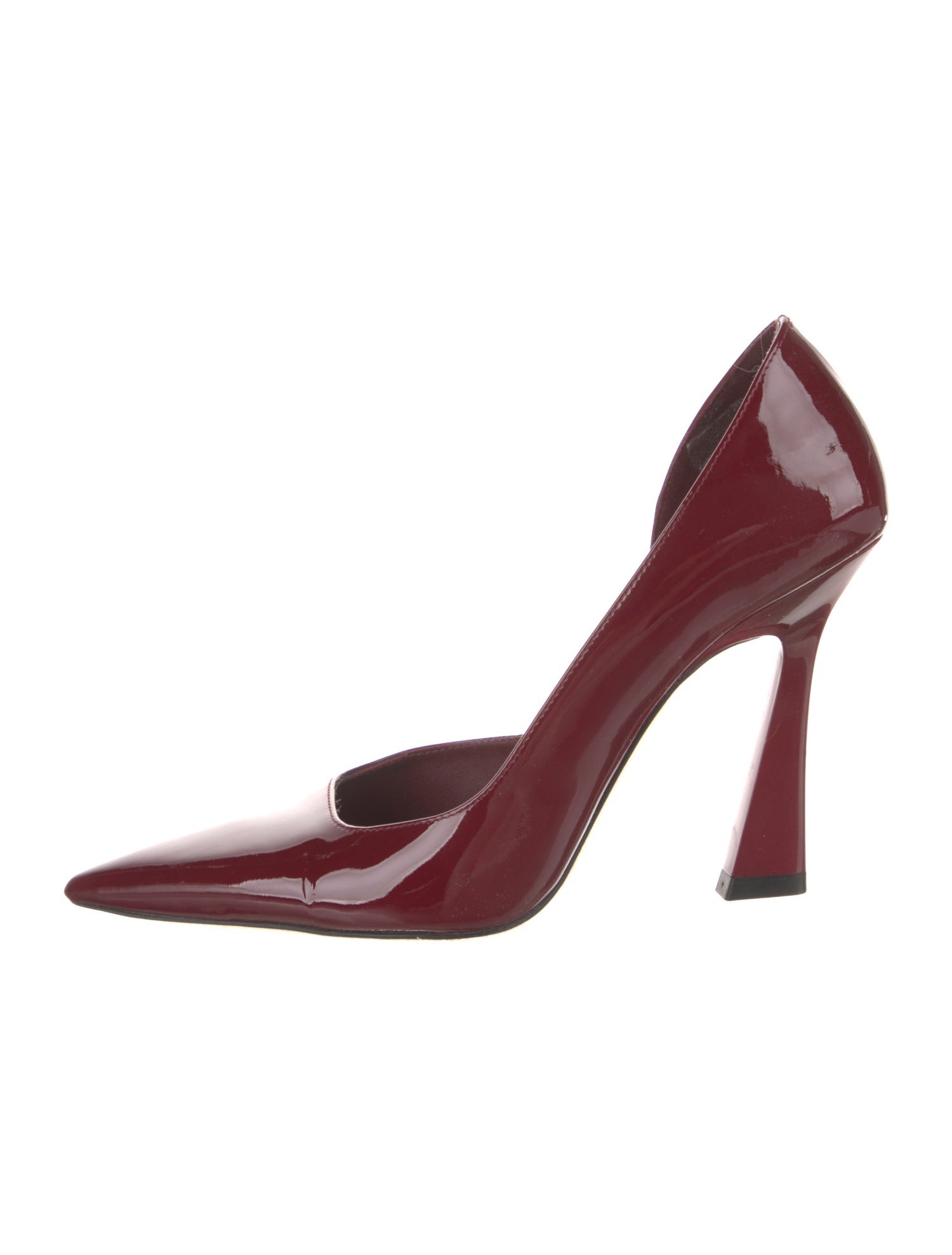 Stuart Weitzman Patent Leather D'Orsay Pumps