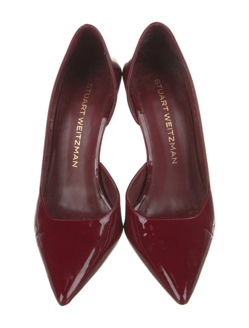 Stuart Weitzman Patent Leather D'Orsay Pumps