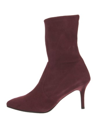Stuart Weitzman Suede Sock Boots