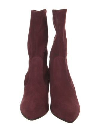 Stuart Weitzman Suede Sock Boots