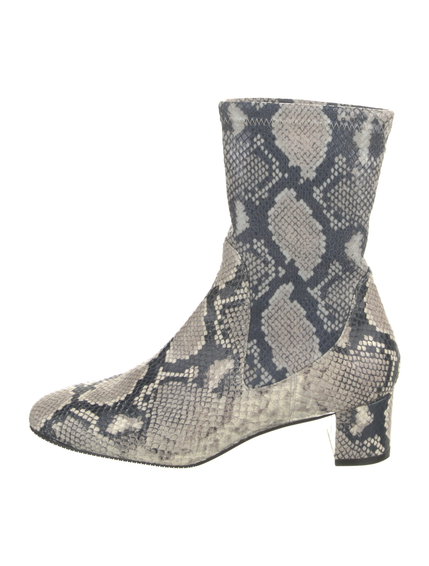 Stuart Weitzman Snakeskin Animal Print Boots