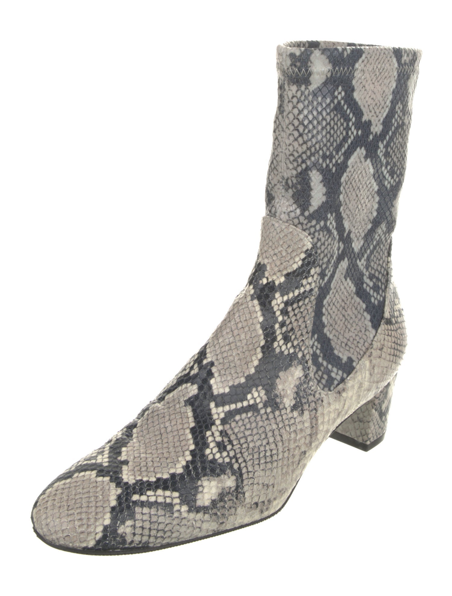 Stuart Weitzman Snakeskin Animal Print Boots