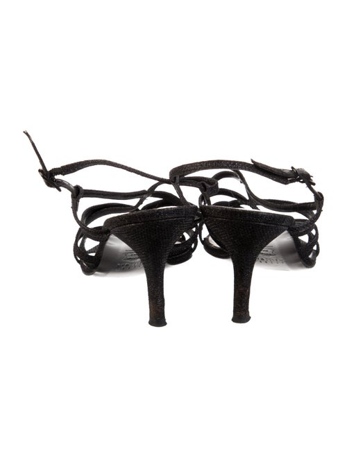 Stuart Weitzman Glitter Slingback Sandals