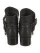 Stuart Weitzman Leather Moto Boots