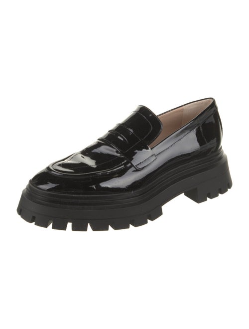 Stuart Weitzman Patent Leather Loafers