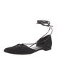 Stuart Weitzman Suede D'Orsay Flats