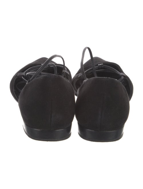 Stuart Weitzman Suede D'Orsay Flats