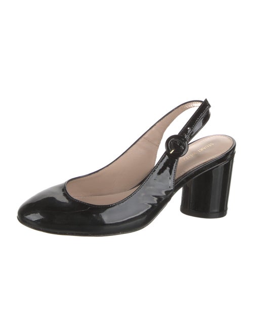 Stuart Weitzman Patent Leather Slingback Pumps