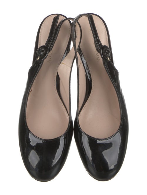Stuart Weitzman Patent Leather Slingback Pumps