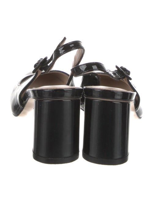 Stuart Weitzman Patent Leather Slingback Pumps