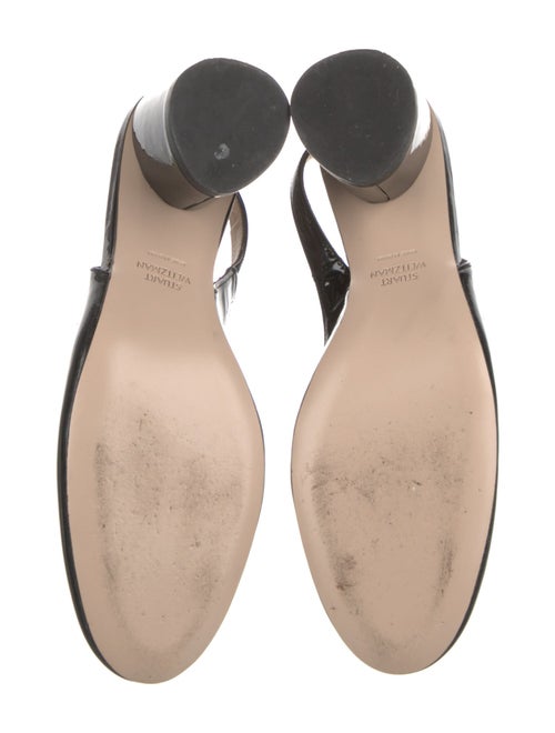 Stuart Weitzman Patent Leather Slingback Pumps