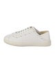 Stuart Weitzman Leather Beaded Accents Sneakers