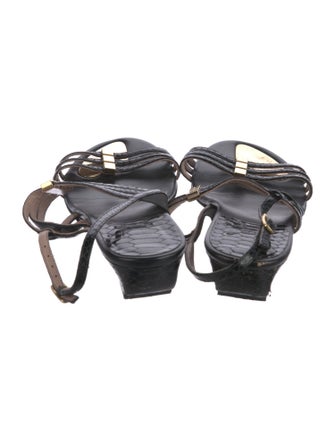 Stuart Weitzman Leather Slingback Sandals