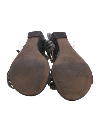 Stuart Weitzman Leather Slingback Sandals