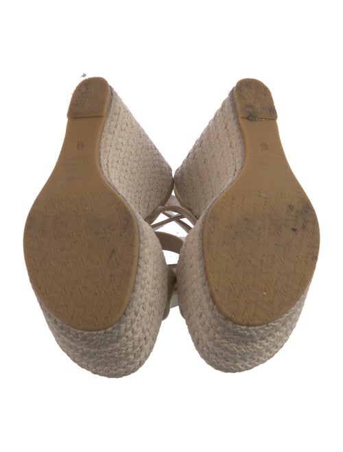 Stuart Weitzman Leather Espadrilles