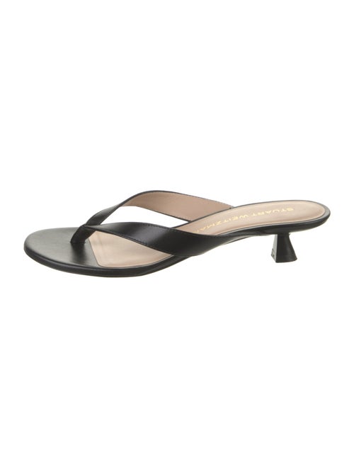 Stuart Weitzman Leather Slides