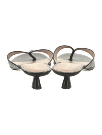 Stuart Weitzman Leather Slides