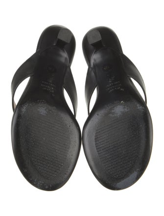 Stuart Weitzman Leather Slides