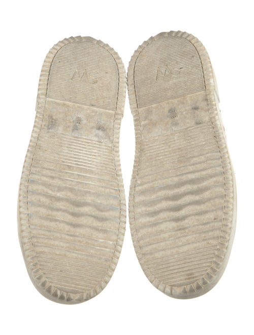 Stuart Weitzman Leather Printed Sneakers