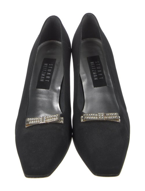 Stuart Weitzman Crystal Embellishments Pumps