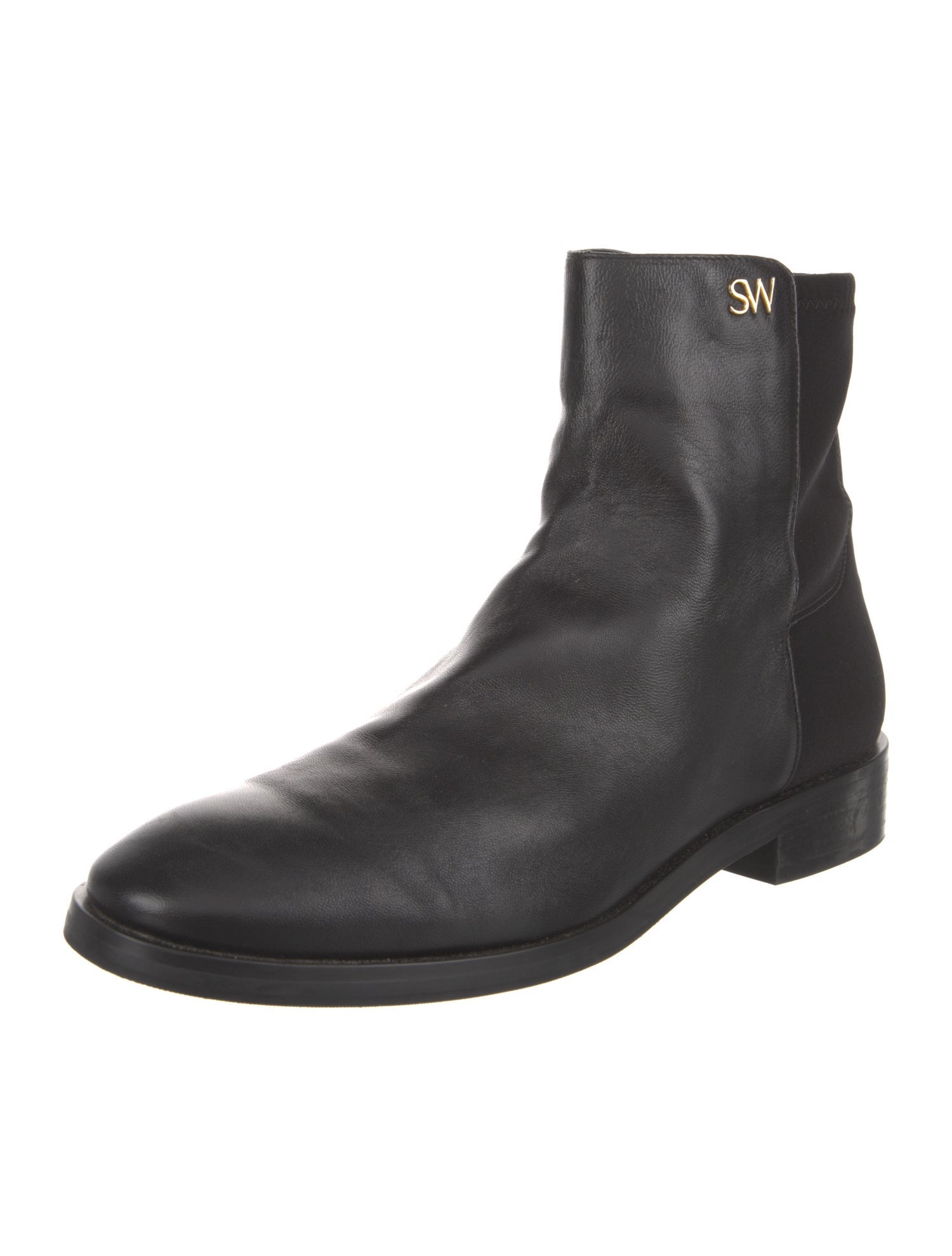 Stuart Weitzman Leather Chelsea Boots