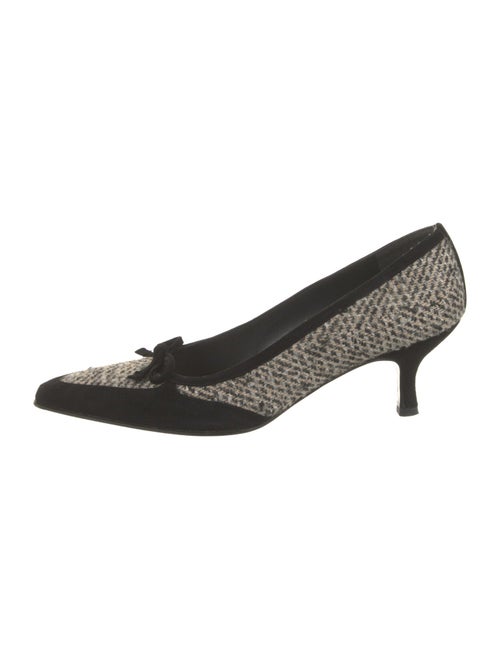 Stuart Weitzman Tweed Tweed Pattern Pumps