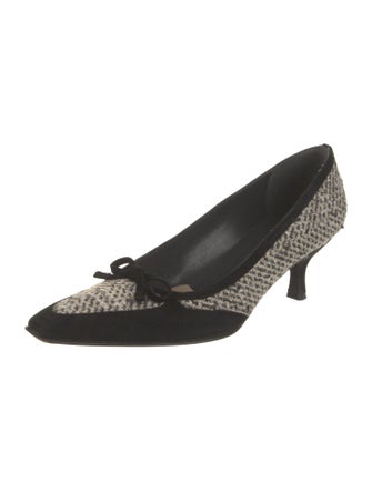 Stuart Weitzman Tweed Tweed Pattern Pumps
