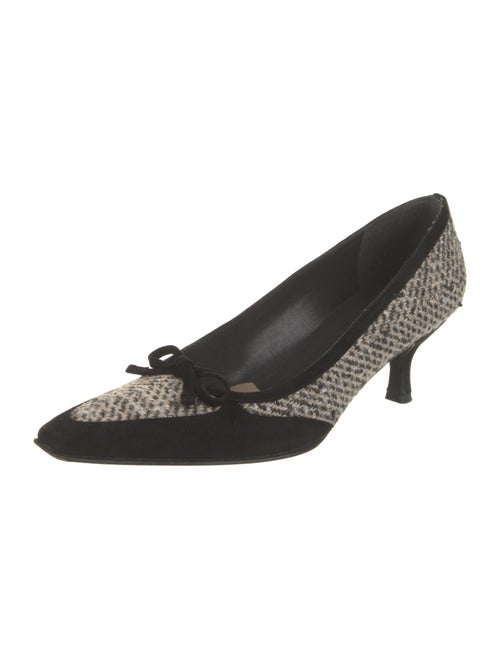Stuart Weitzman Tweed Tweed Pattern Pumps